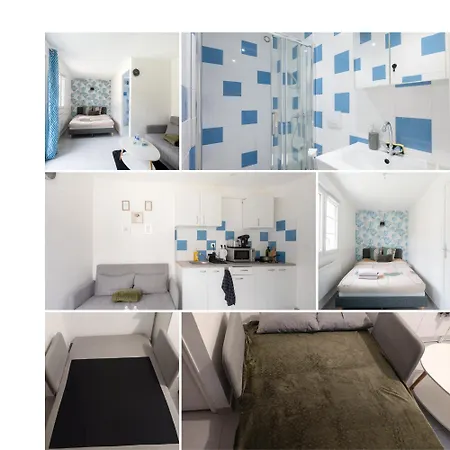 Apartment Bleu Lagon Moderne A 10 Min De Cdg Et Du Parc Expositions *
